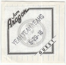 2018 Yeah Yeah Yeahs Concert Backstage Pass Guest Chicago IL