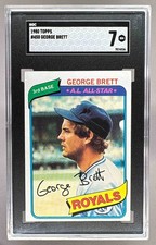 George Brett 1980 Topps #450 All-Star SGC 7