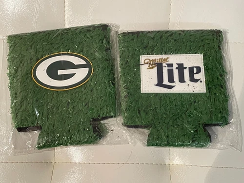 2-Pack Green Bay Packers Lambeau Field Turf Miller Lite Can Coozie SGA 11/23/25