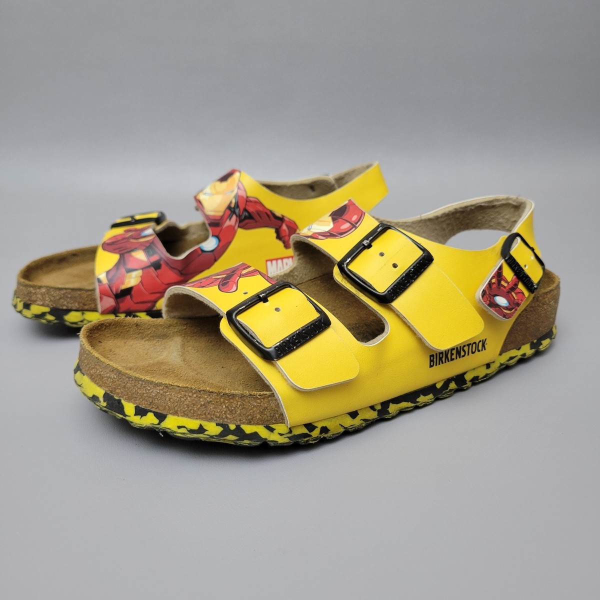 Rare Birkenstock EU40 Milano Birko Flor Sandals Marvel Mens  display picture 3