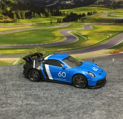 Hot Wheels PORSCHE 911 GT3 Blue Black Premium Loose CUSTOM Fuchs Real Riders