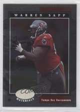 2001 Leaf Certified Materials Warren Sapp #98 HOF c4h