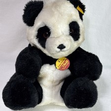 Vintage Steiff Teddy Cosy Panda 5357/25 1984-88 Made In Western Germany W/Tag