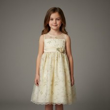 CINDERELLA Flower Girl Pageant Wedding Birthday Party Dress Toddler Size 6