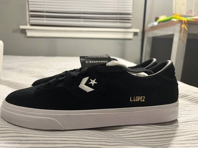 NEW Converse CONS Louie Lopez Pro Suede Black/White Shoes Women 7