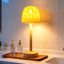 Spa-Like Shower Lamp, Waterproof Bathroom Lamp, Rechargeable Shower Light wit...