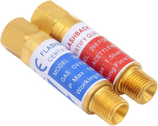 Oxygen  Acetylene Flashback Arrestors Set Regulator End