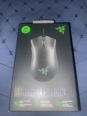 Razer DeathAdder Essential Wired Optical Gaming Mouse - Classic Black 