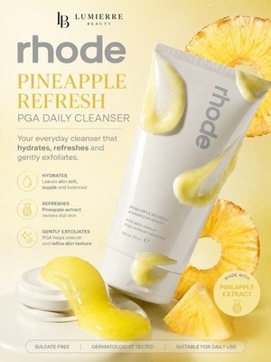 New In Box: rhode  Pineapple Refresh PGA Daily Cleanser