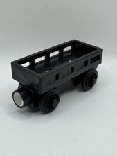 Thomas and Freinds Train Black Wooden Magnet Cargo Car Locomotive Y4368