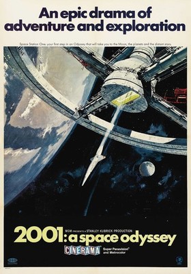 2001 - A Space Odyssey 1968 Odyssee im Weltraum Filmplakat Poster #655