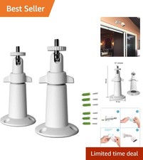 Adjustable Security Camera Wall Mount Bracket for Indoor Outdoor Use