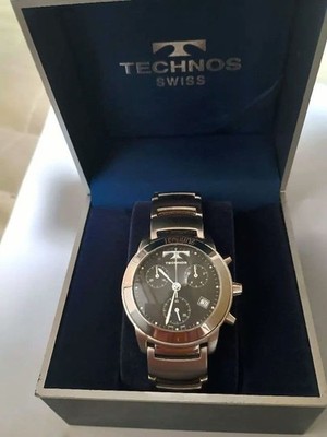 Technos Chronograph Quartz Wristwatch (SWISS MADE)