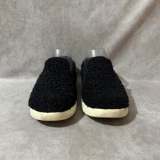 Allbirds Wool Lounger Fluff Women 7 Black Excellent Slip On Merino Wool Shoes