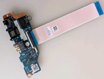 Dell Vostro 15 3510 GDM5A LS-L244P USB LAN Audio I/O Board mit Flachbandkabel