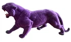 Vintage Mattel MOTU Panthor Purple Flocked Figure No Saddle Skeletor He-Man