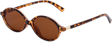 Trendy Retro Oval Sunglasses for Women 90S Y2K Fashion Vintage Sun Glasses