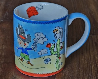 Mila Design, Tasse / Becher - Cowboy - Neuwertig