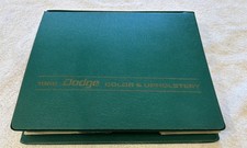 1968 Dodge Color & Upholstery Selector Dealer Album R/T Charger Dart GTS Monaco