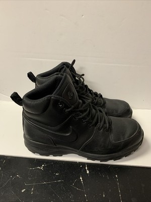 Nike Manoa ACG Leather Mens Size 11.5 Black All Weather Boots (2012)