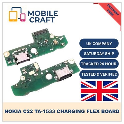 Für Nokia C22 TA-1533 TA-1536 Ersatz Ladebuchse Flex Stecker Platine UK