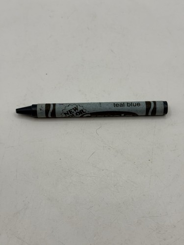 Teal Blue Vintage Crayola Crayon 1990 Binney & Smith USA Retired Color NEW COLOR