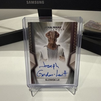 Topps Chrome Star Wars Masterwork 2025 A-JGL Joseph Gordon-Levitt Slowen Lo Auto