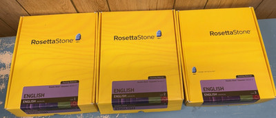 ROSETTA STONE ENGLISH Version 3 - Levels 1, 2, 3