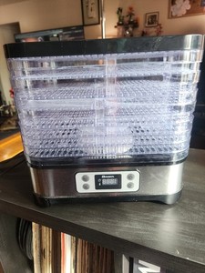 Homdox Food Dehydrator Square 400W Electric Timer Digital 8 Trays