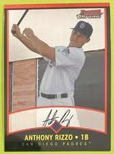 2011 Bowman Chrome - Throwbacks Anthony Rizzo #BCT3 (RC) 