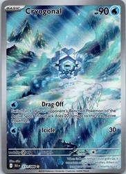Cryogonal 111/086 Scarlet & Violet: Black Bolt Illustration Rare