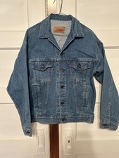 VTG 80s Levi's 70507 0214 Denim Trucker Jacket USA Made Men’s Sm 1987