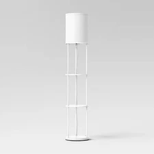 Shelf Floor Lamp White - Room Essentials