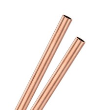 2er-Pack Messing Rundrohr 200mm, 9mm OD 1mm Wand, H65, Bau/Maschine/DIY