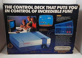 Empty Console Box Nintendo Entertainment System NES Control Deck With Styrofoam