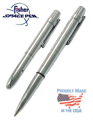 One Fisher Space Pen #400WCCL / Chrome X-Mark Bullet Pen with