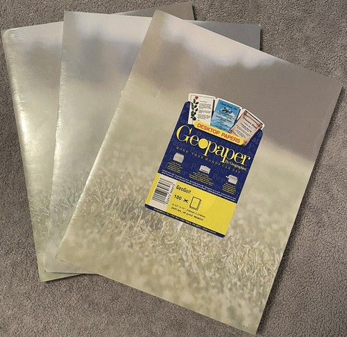Alta Qualità Bond Geographics GeoPaper 8,5 X 11 Golf - 100 Fogli 3 Confezioni NUOVO