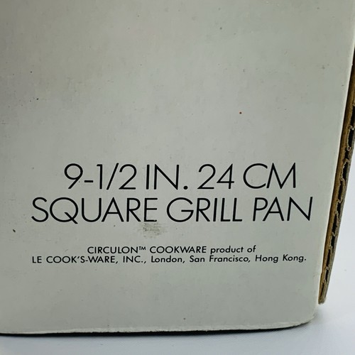 Circulon 9.5” Square Grill Pan Black Long Handle Hi-Low System - Picture 16 of 16
