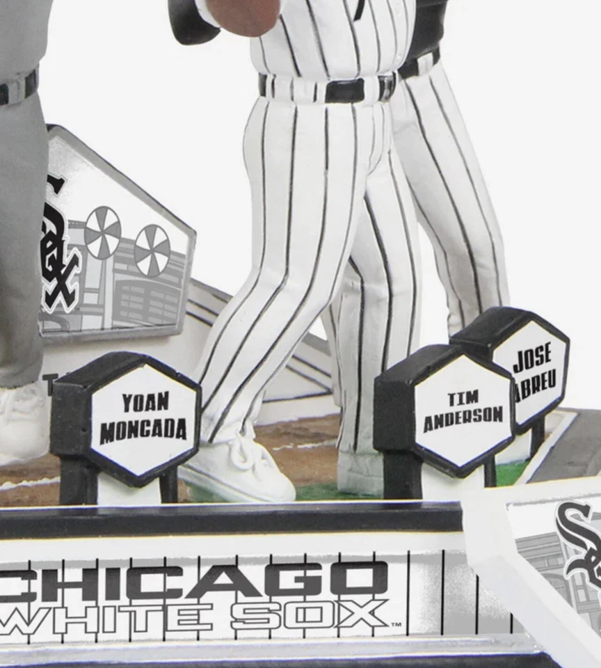 Jose Abreu & Yoan Moncada & Tim Anderson Chicago White Sox Triple Bobblehead - Image 4 of 4