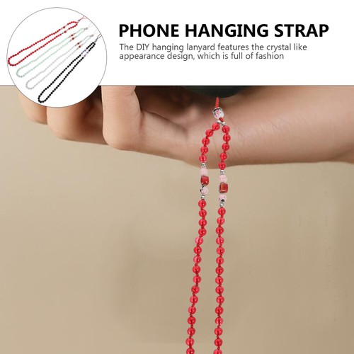 4 Pcs Anti-Rutsch-Kette Lanyard Aufhängeseile Für Handys Telefon Dekorationen - Zdjęcie 2 z 12