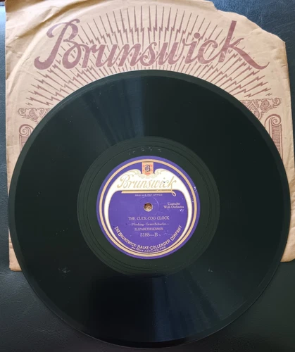 Elizabeth Lennox - Cuck-Coo Clock / Thumb Marks, Two Little -78RPM 10" record VG