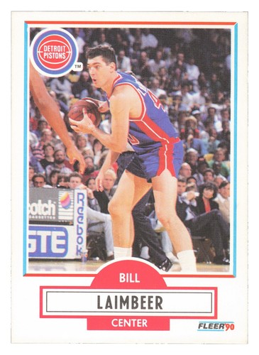 BILL LAIMBEER SIGNED DETROIT PISTONS JERSEY WITH INSCRIPTION 