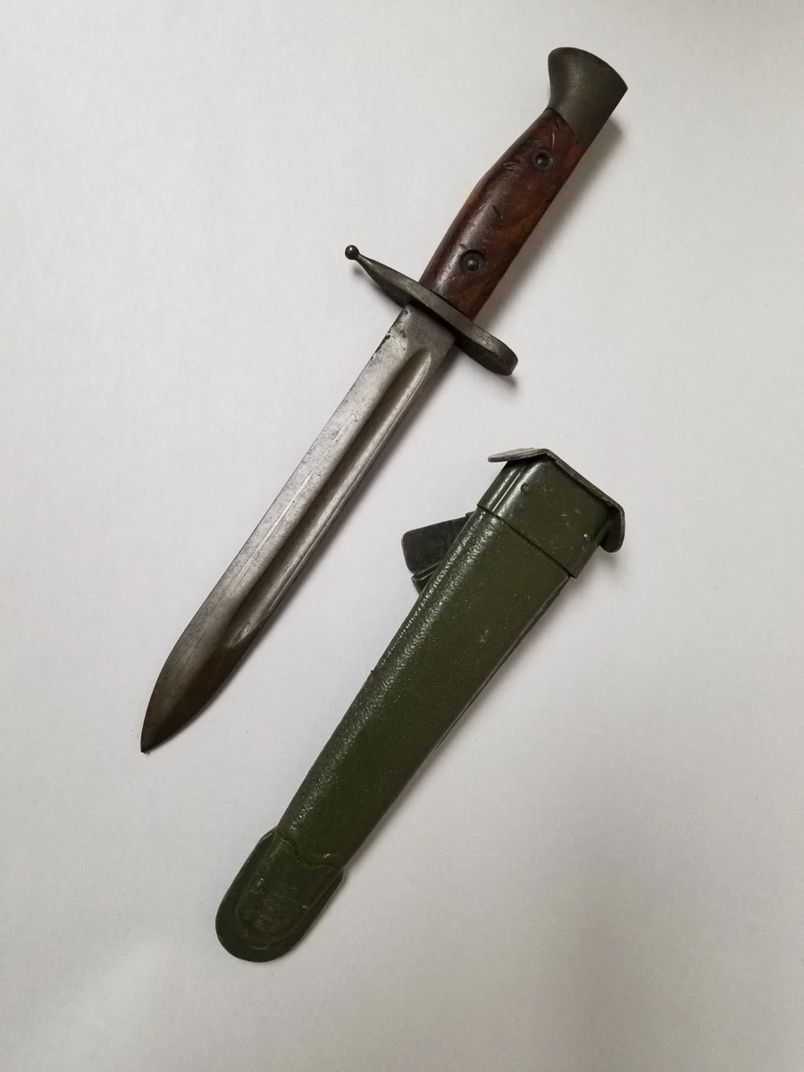 ITALIAN ARMY "SAN MARCO" KNIFE WITH LEATHER SCABBARD. | eBay