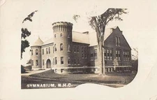 Durham New Hampshire Gymnasium College Real Photo Antique Postcard K30086