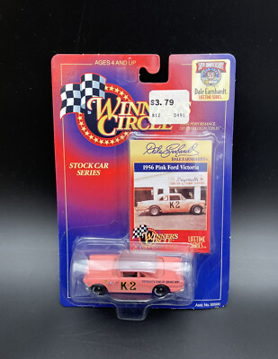Dale Earnhardt Winners Circle 1956 Pink Ford Victoria 1/64 NASCAR