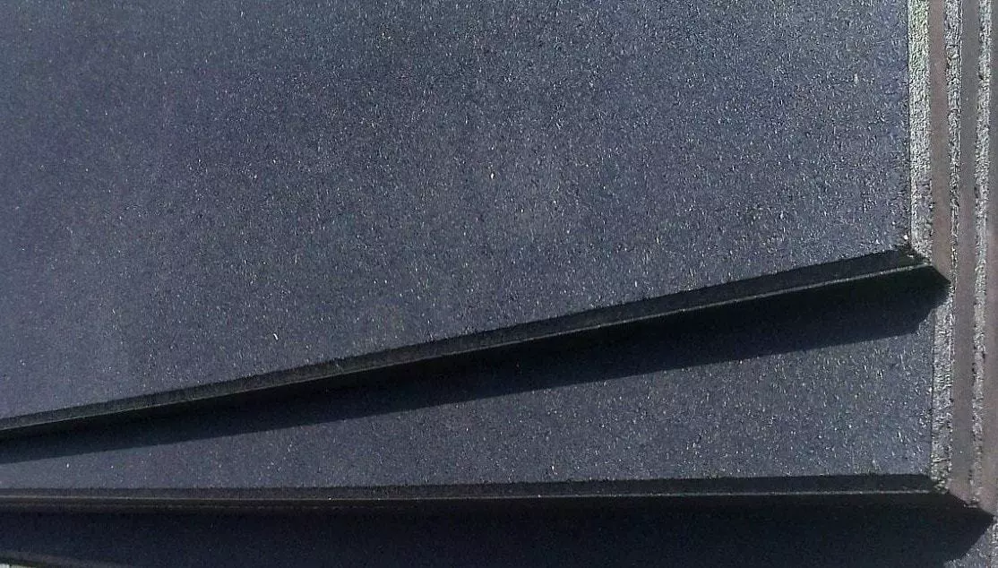 Cannons UK Rubber Free weight mats 1m x 50cm x 20mm Gym Mat SOLID