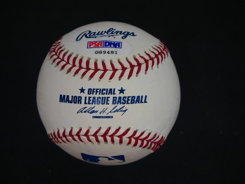 RALPH KINER SIGNED OMLB BASEBALL WITH "HOF '75" INSCRIPTION - PSA COA - Picture 2 of 7