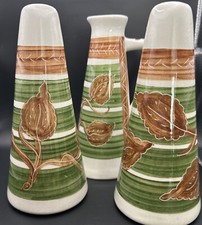 Dragon Pottery Salt & Pepper Shaker Rhayader Wales Studio Vintage Dee Cee