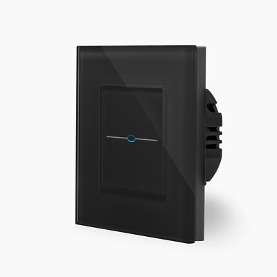 Glas Touch Lichtschalter Ein / Aus einfach Sensor Schalter beleuchtet Luxus-Time