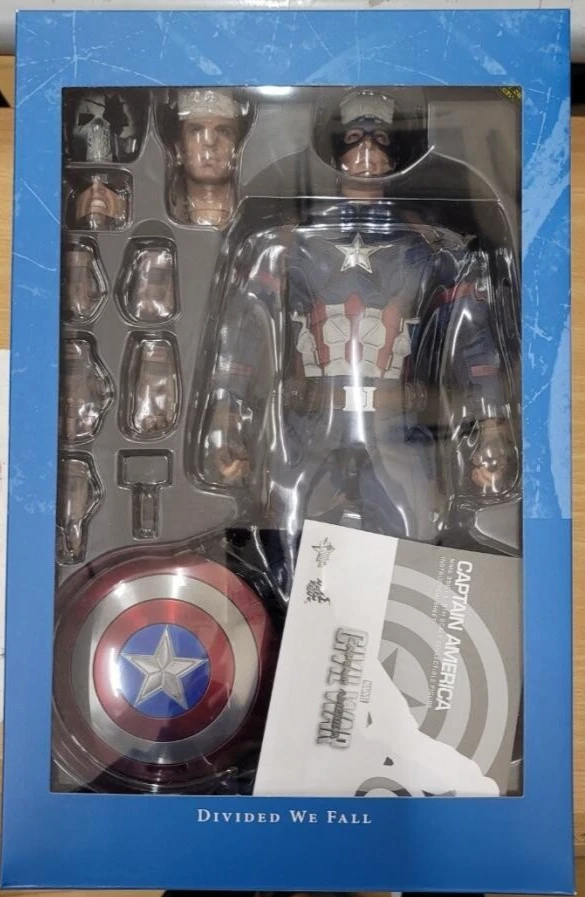 Hot Toys Película Obra Maestra Capitán América Civil War Battling Ver. USADO ... - Imagen 3 de 4